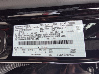 2024 Ford F-150 Raptor