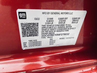 2022 Chevrolet Silverado 2500 HD High Country