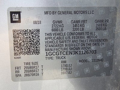 2019 Chevrolet Colorado 4WD LT