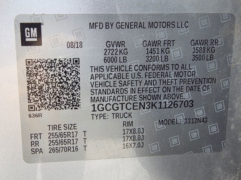 2019 Chevrolet Colorado 4WD LT