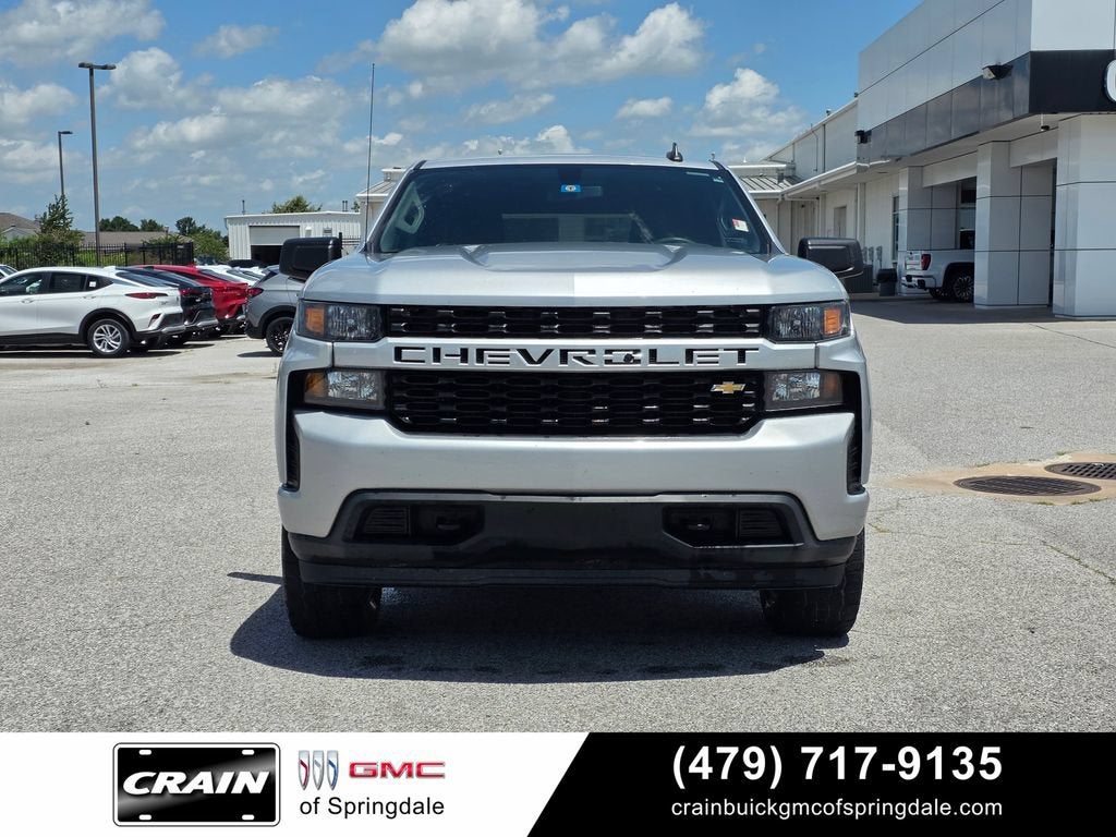 Used 2021 Chevrolet Silverado 1500 Custom with VIN 1GCPYBEH7MZ133583 for sale in Little Rock