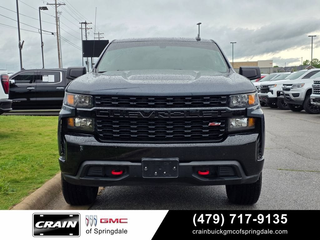 Used 2021 Chevrolet Silverado 1500 Custom with VIN 1GCPYCEFXMZ416337 for sale in Little Rock