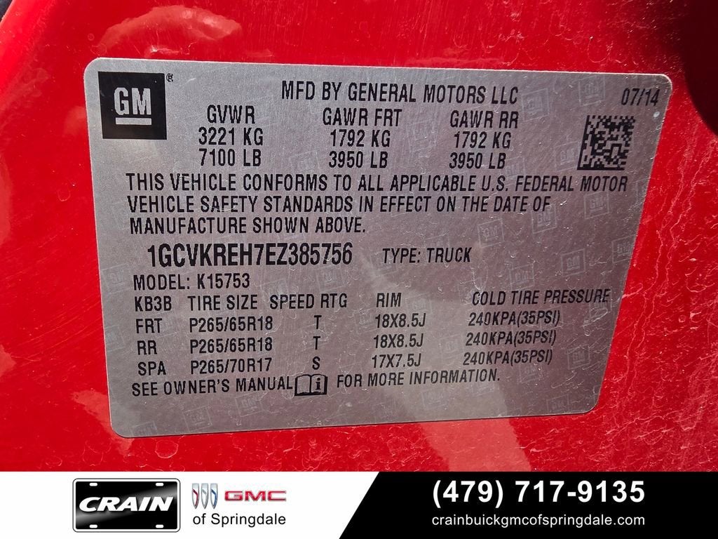 2014 Chevrolet Silverado 1500 LT
