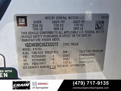 2016 Chevrolet Silverado 1500 LTZ
