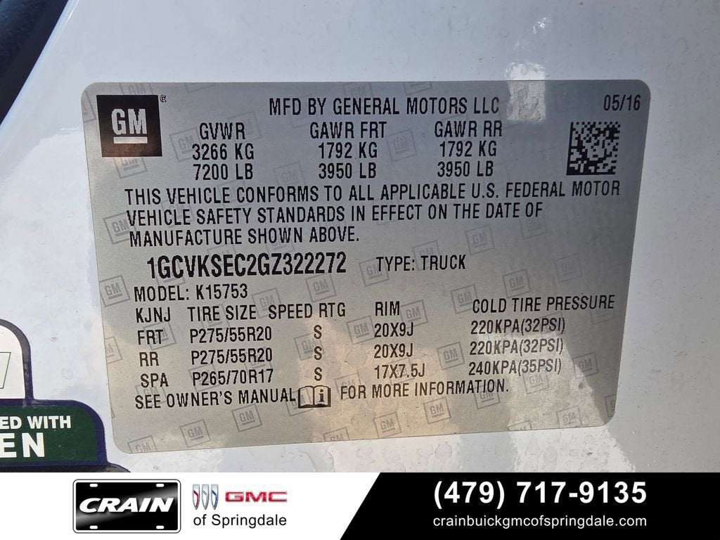 2016 Chevrolet Silverado 1500 LTZ