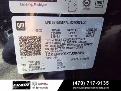 2026 GMC Acadia AT4