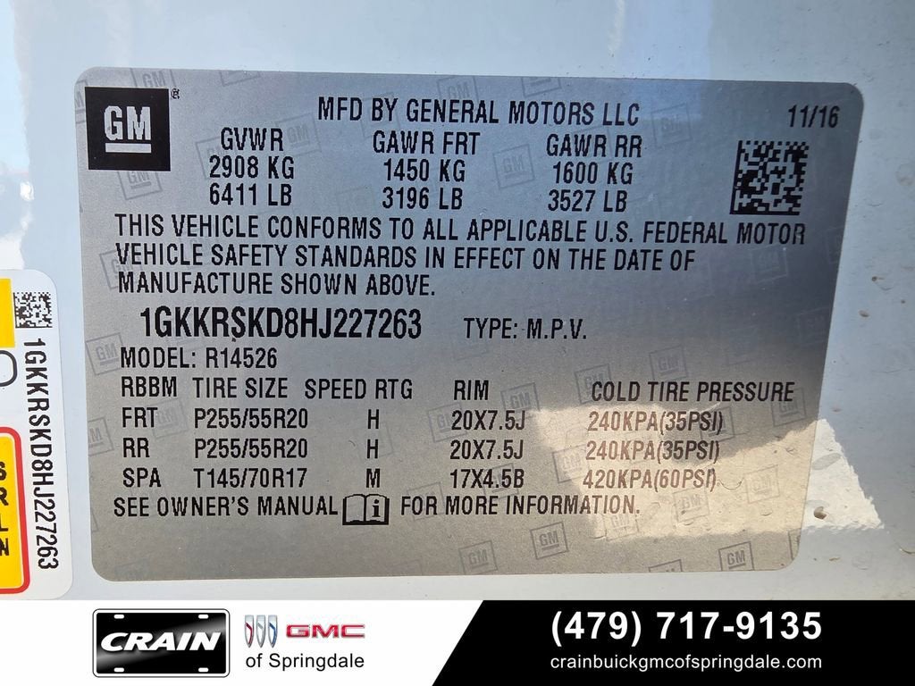 2017 GMC Acadia Limited Limited