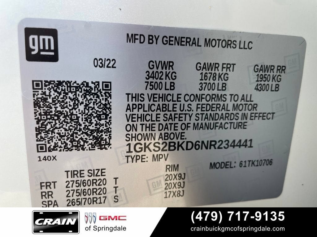 2022 GMC Yukon SLT