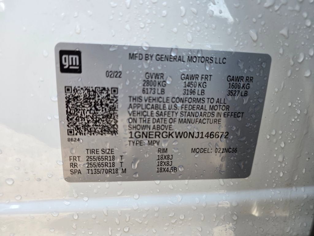 2022 Chevrolet Traverse LT Cloth