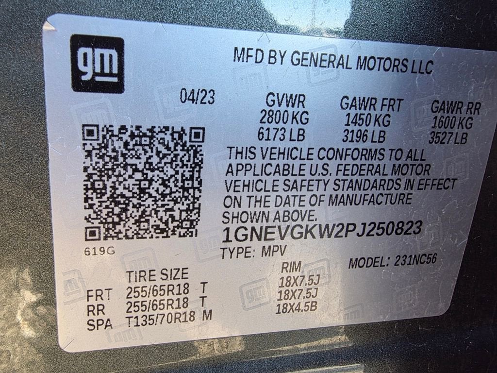 2023 Chevrolet Traverse LT Cloth