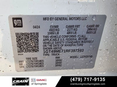 2024 GMC Sierra 2500 HD SLE