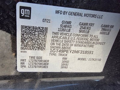 2021 GMC Sierra 2500 HD AT4