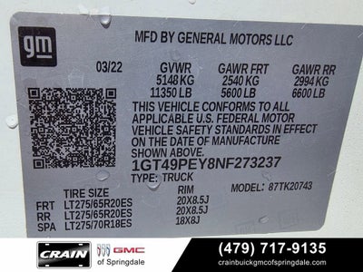 2022 GMC Sierra 2500 HD AT4