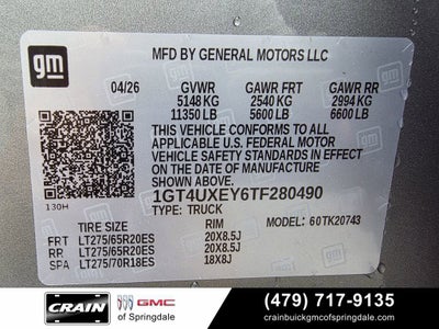 2026 GMC Sierra 2500 HD Denali Ultimate