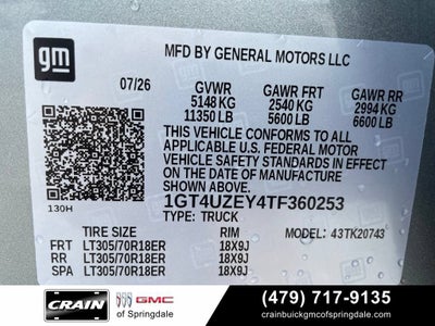 2026 GMC Sierra 2500 HD AT4X