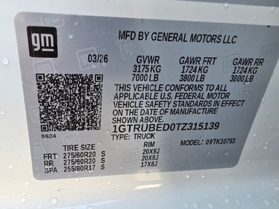 2026 GMC Sierra 1500 SLE