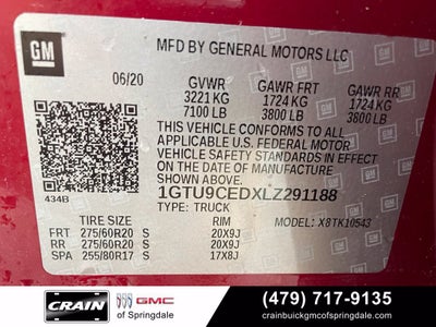 2020 GMC Sierra 1500 Elevation