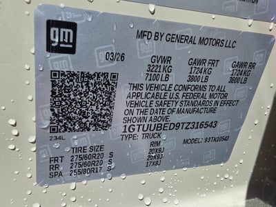 2026 GMC Sierra 1500 SLE