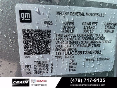 2026 GMC Sierra 1500 Elevation
