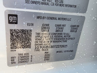 2026 GMC Sierra 1500 AT4