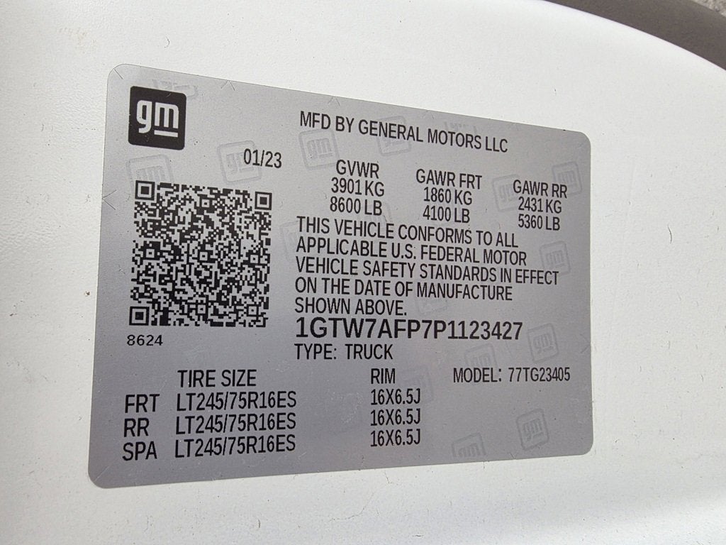 2023 GMC Savana Cargo 2500 Work Van