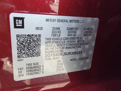 2018 Cadillac Escalade Platinum