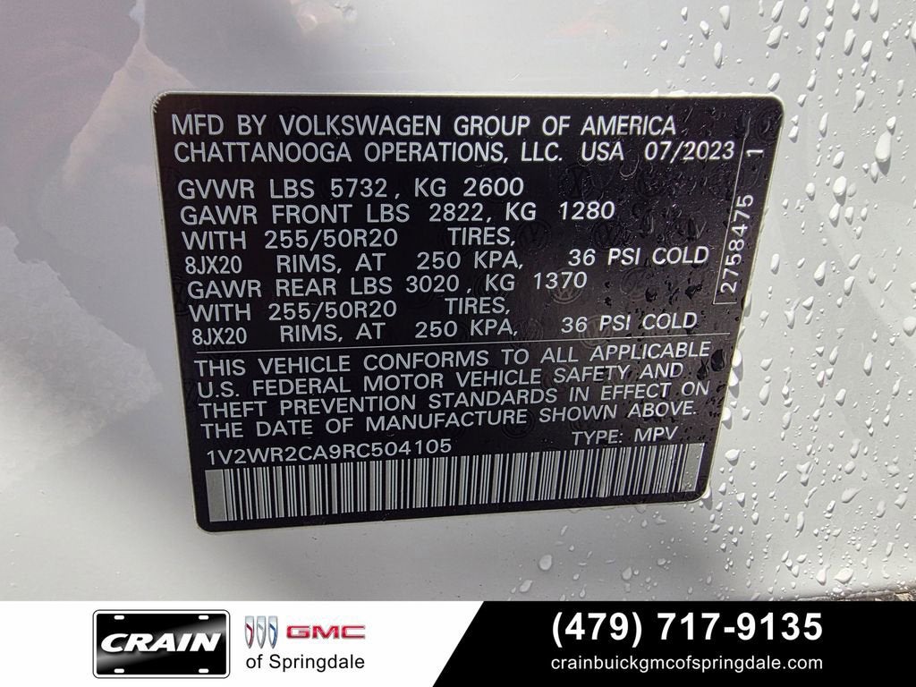 2024 Volkswagen Atlas 2.0T SE w/Technology