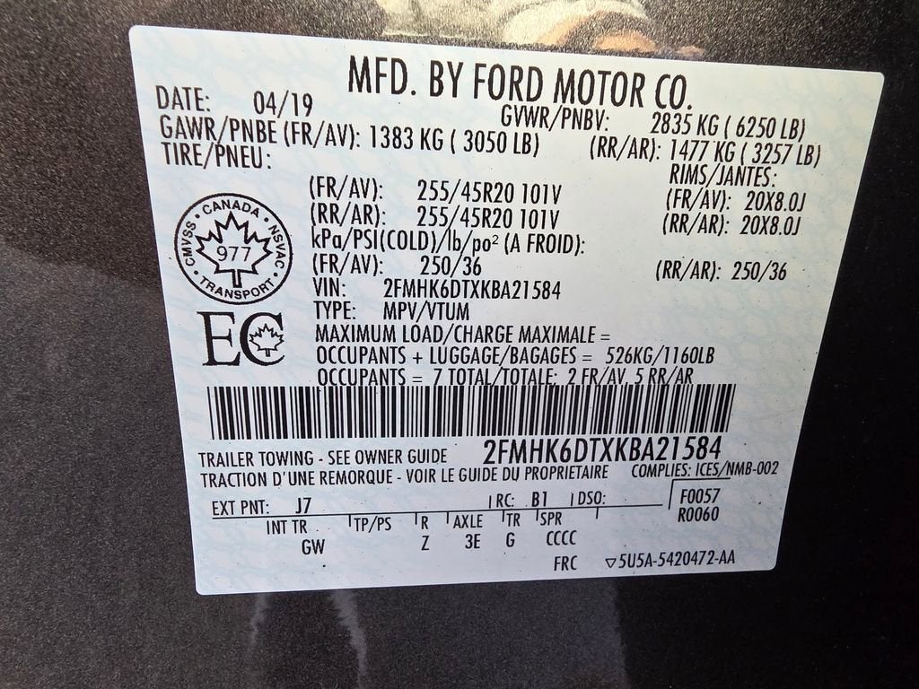 2019 Ford Flex Limited EcoBoost