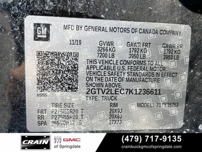 2019 GMC Sierra 1500 Limited DBL CAB 4WD