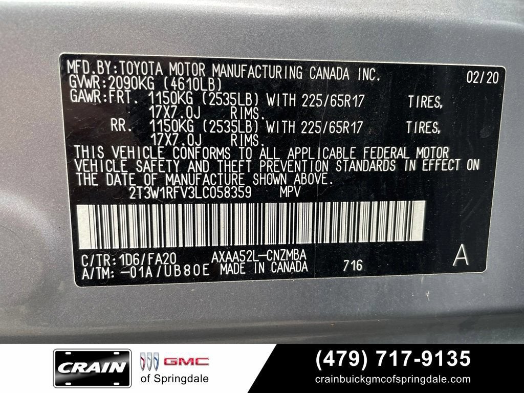 2020 Toyota RAV4 XLE