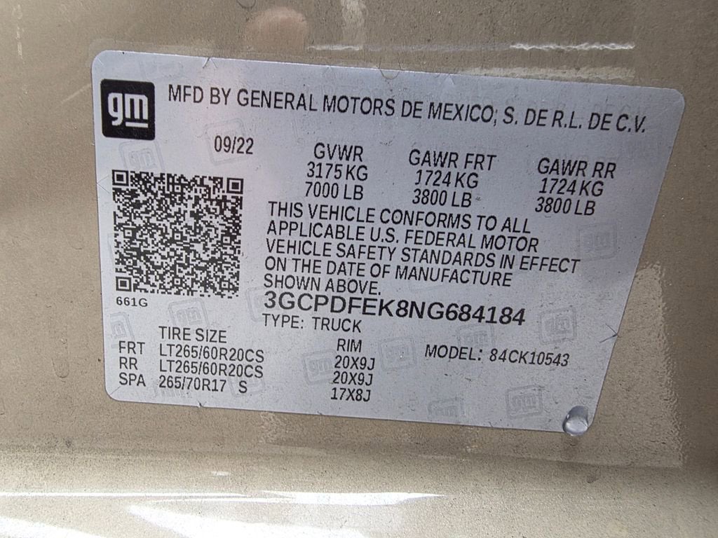 2022 Chevrolet Silverado 1500 LT Trail Boss