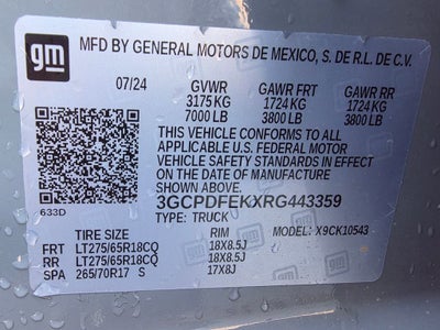 2024 Chevrolet Silverado 1500 LT Trail Boss