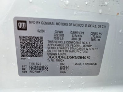 2024 Chevrolet Silverado 1500 LT Trail Boss