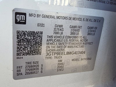 2021 GMC Sierra 1500 AT4