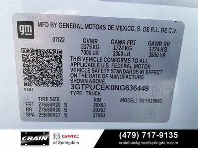2022 GMC Sierra 1500 Elevation