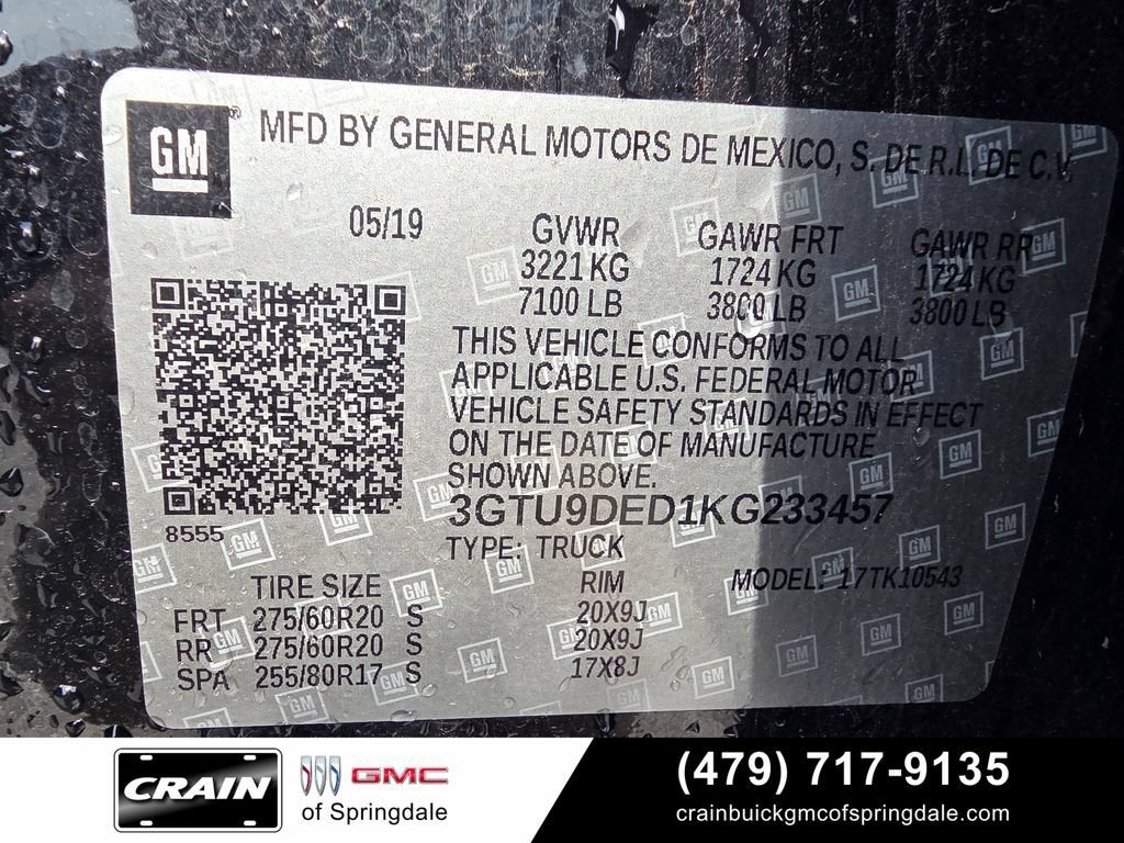 2019 GMC Sierra 1500 SLT