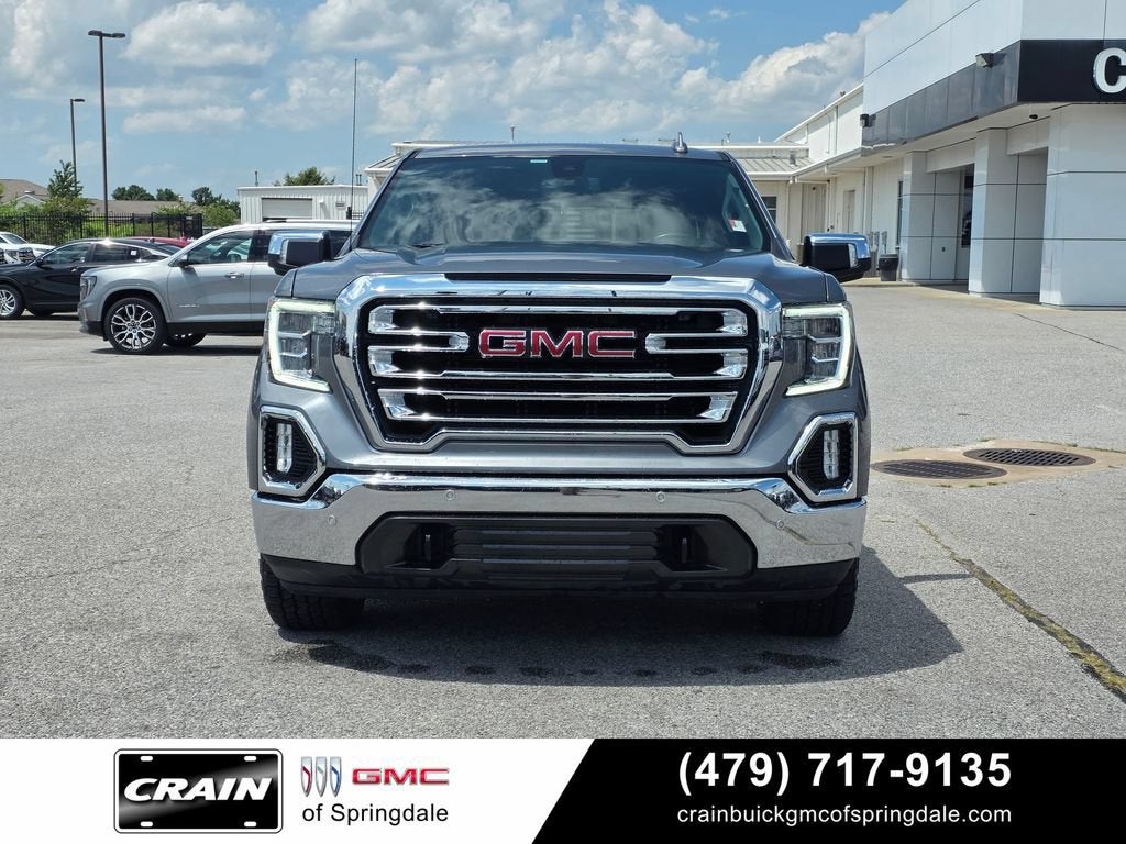 Used 2021 GMC Sierra 1500 SLT with VIN 3GTU9DED7MG224295 for sale in Little Rock
