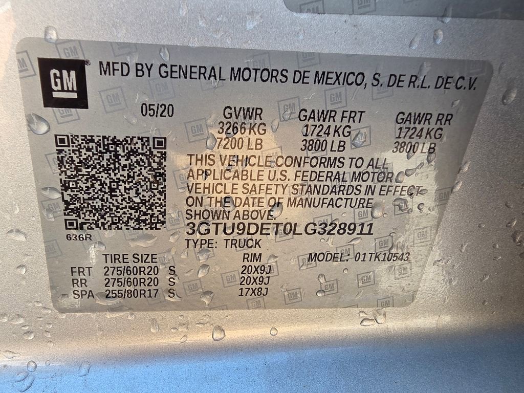 2020 GMC Sierra 1500 SLT