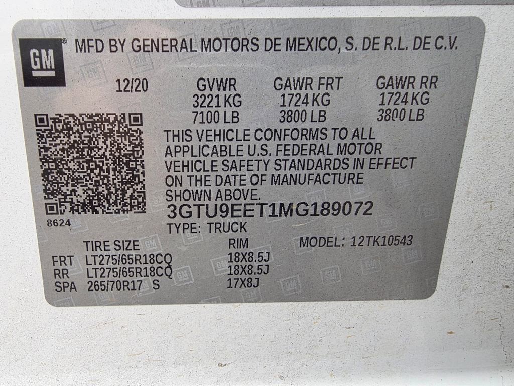 2021 GMC Sierra 1500 AT4