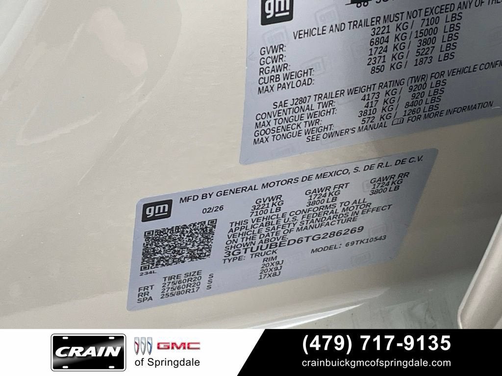 2026 GMC Sierra 1500 SLE