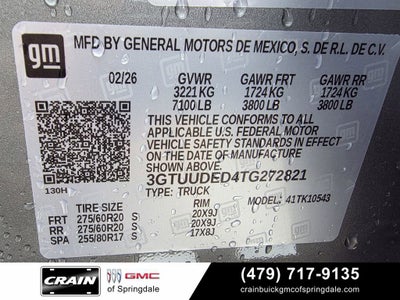 2026 GMC Sierra 1500 SLT