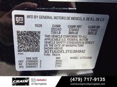 2026 GMC Sierra 1500 SLT