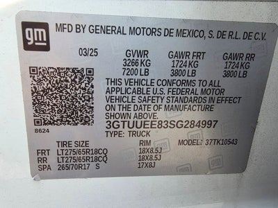 2025 GMC Sierra 1500 AT4