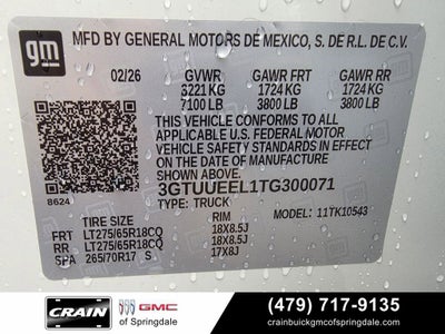 2026 GMC Sierra 1500 AT4