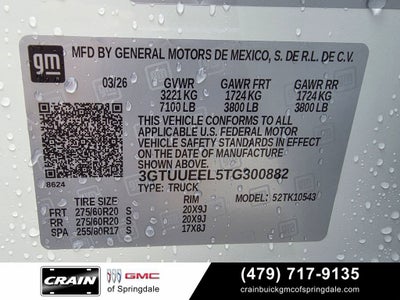 2026 GMC Sierra 1500 AT4