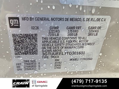 2026 GMC Sierra 1500 AT4