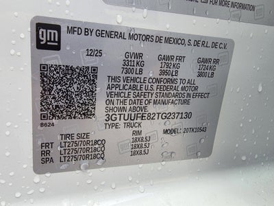 2026 GMC Sierra 1500 AT4X