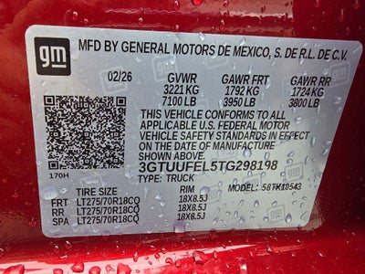 2026 GMC Sierra 1500 AT4X