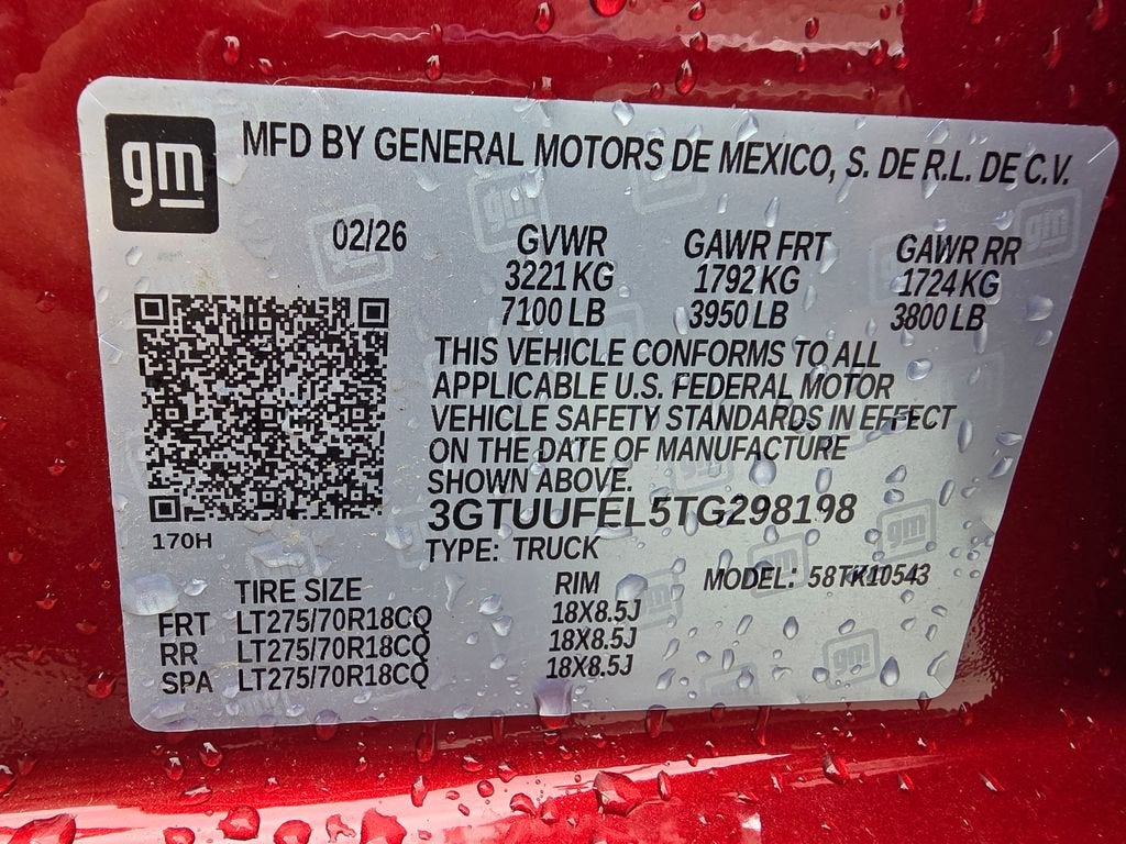 2026 GMC Sierra 1500 AT4X