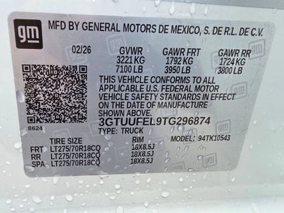 2026 GMC Sierra 1500 AT4X